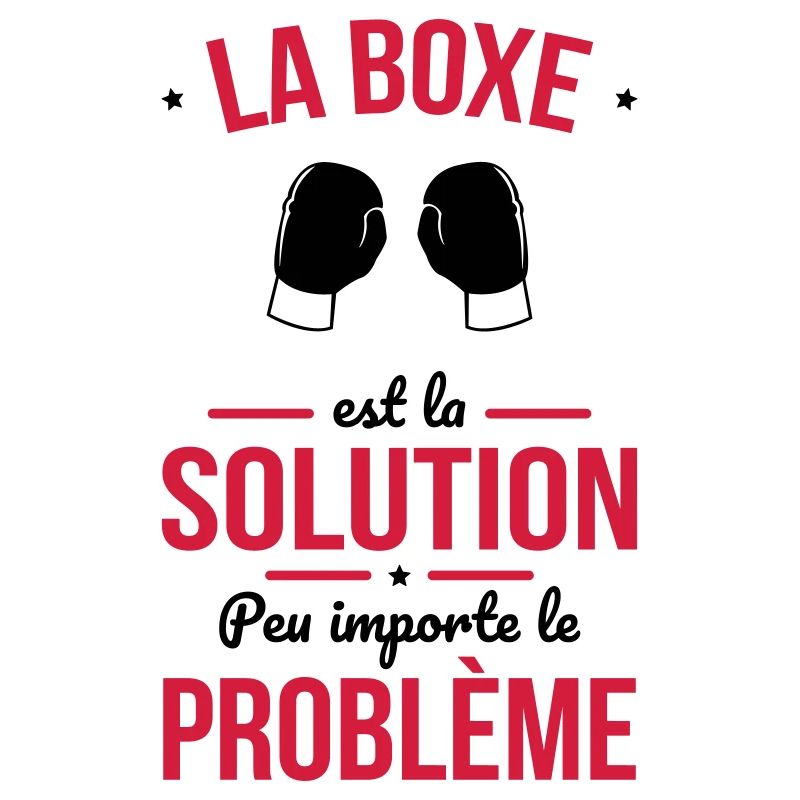 La boxe est la solution peu importe le problème