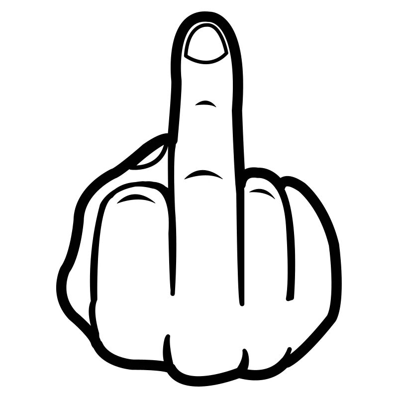 mittelfinger_black