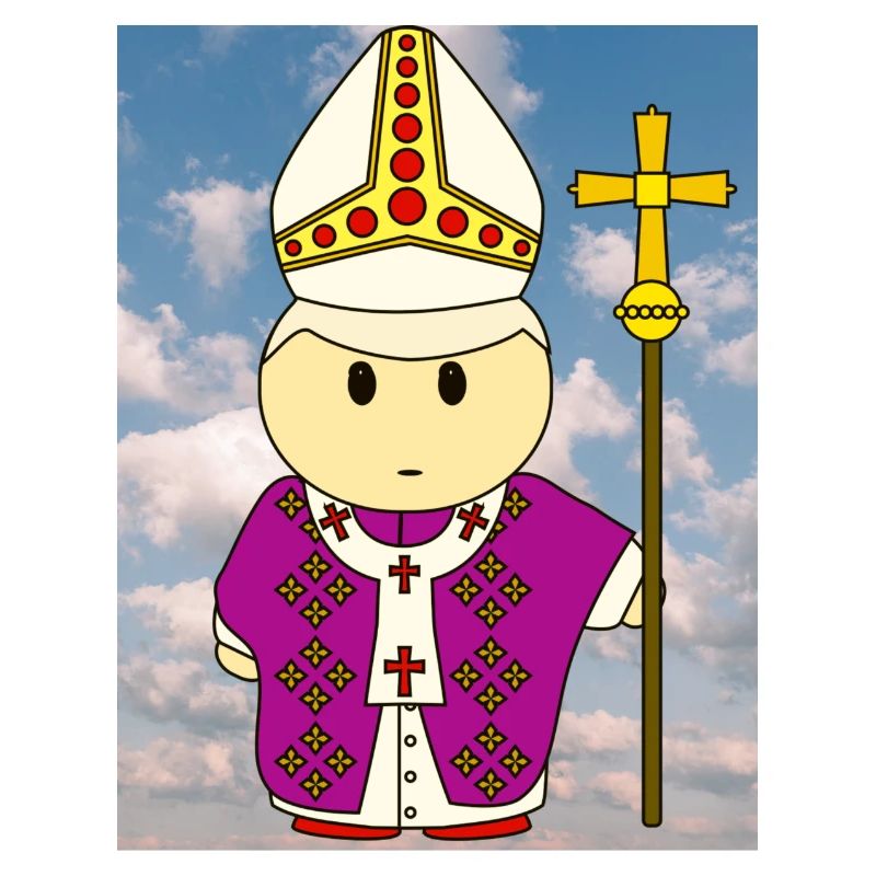 Papst im Himmel