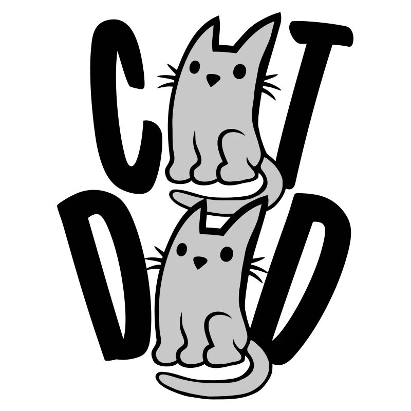 Logo de texte Cat Dad