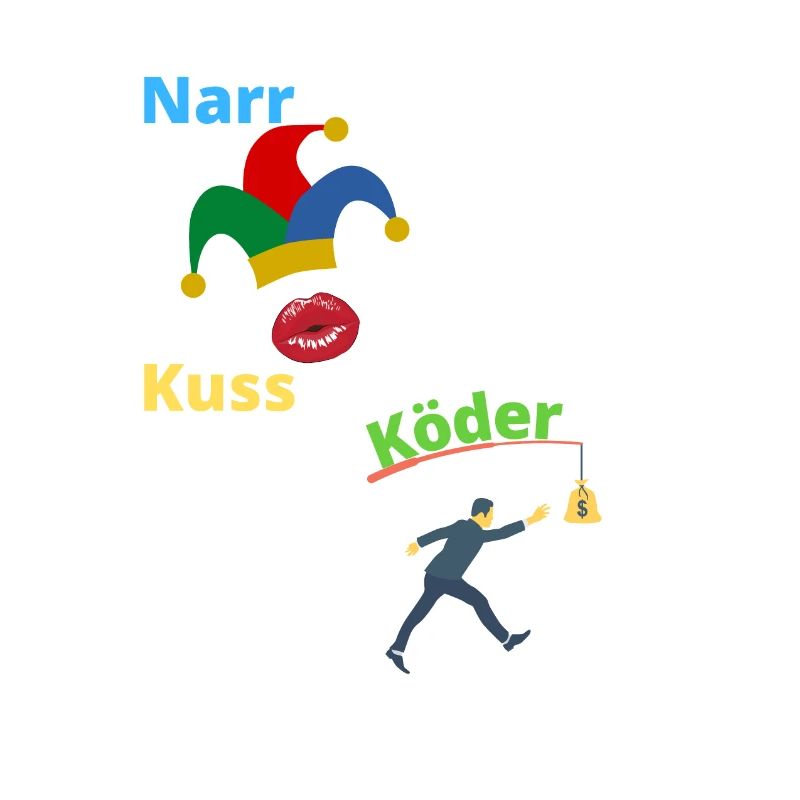 Narrkuss Köder