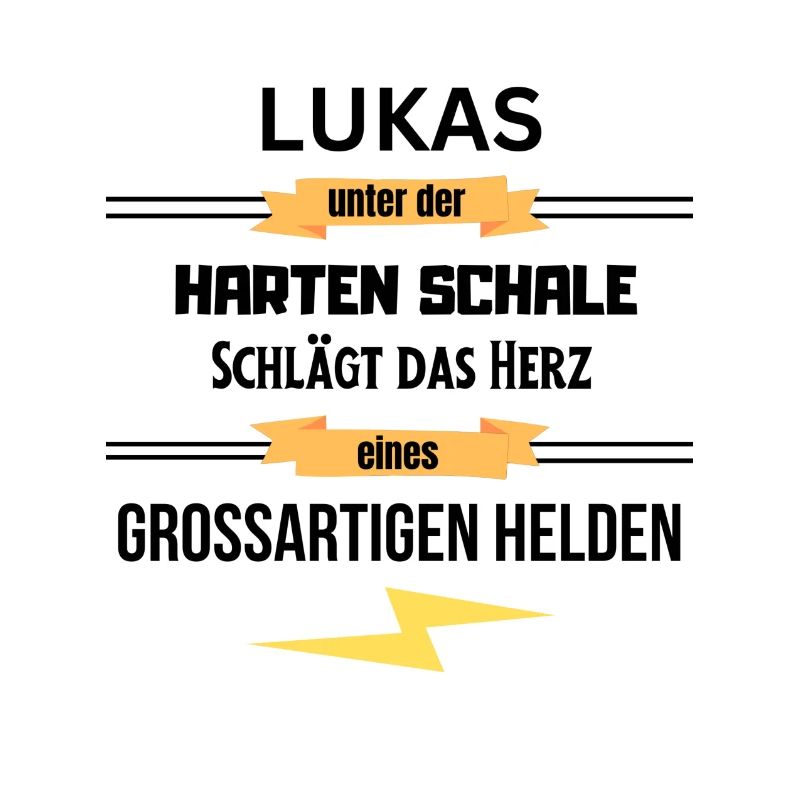 Lukas unter harte Schale eines Großartigen Helden