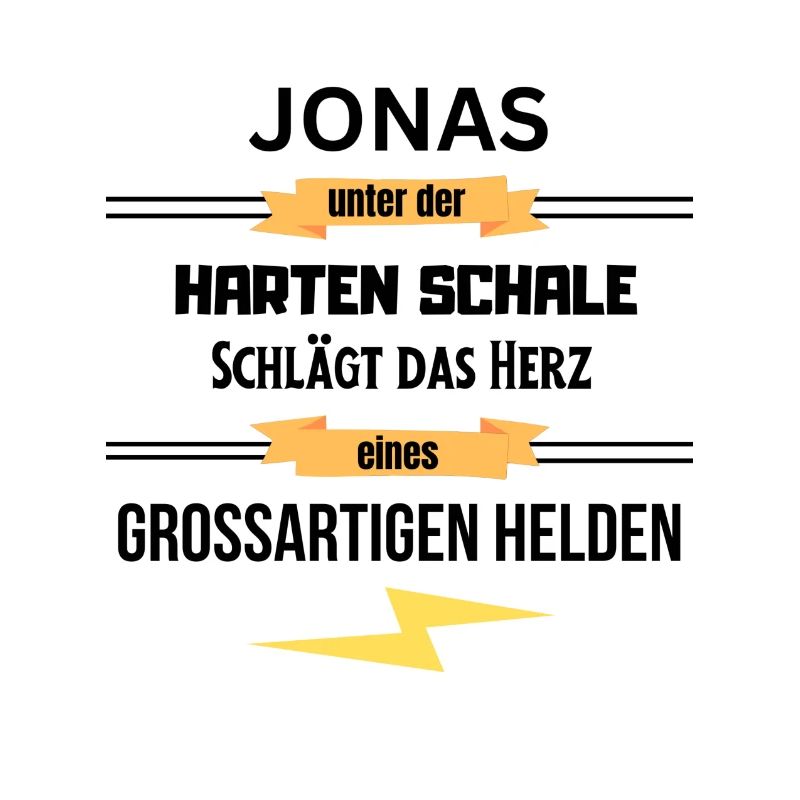 Jonas unter harte Schale eines Großartigen Helden