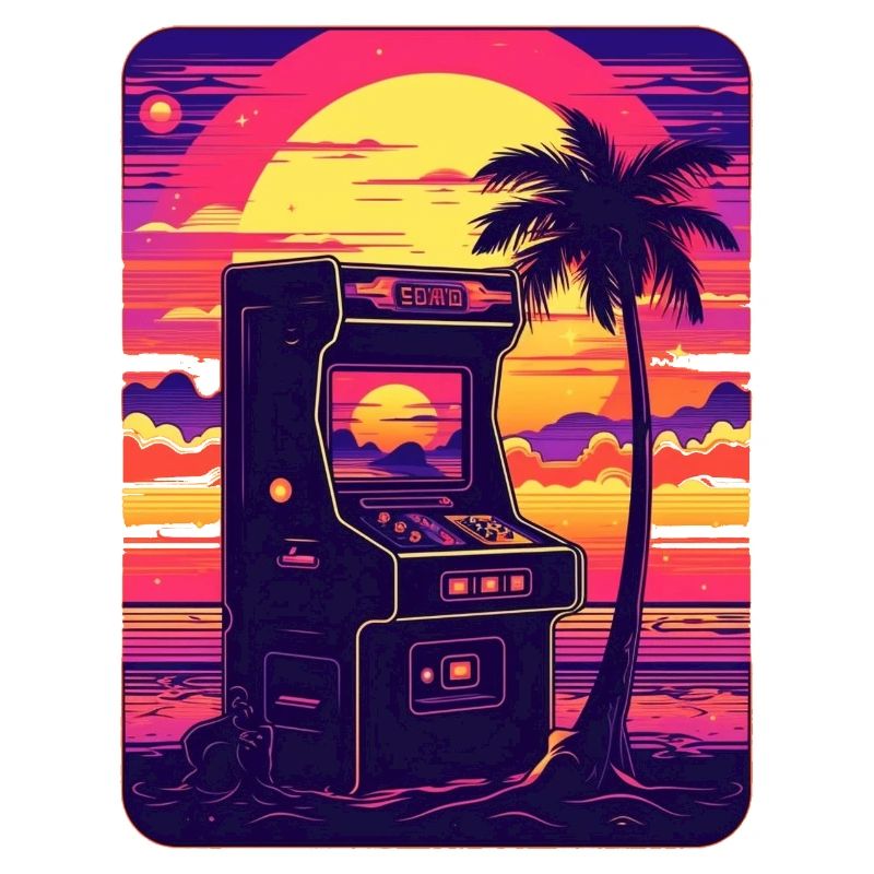 Vintage Arcade-Controller Nostalgischer