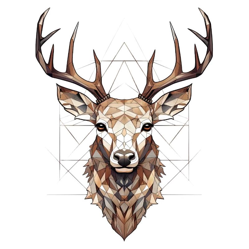 Hirsch Geometrisch