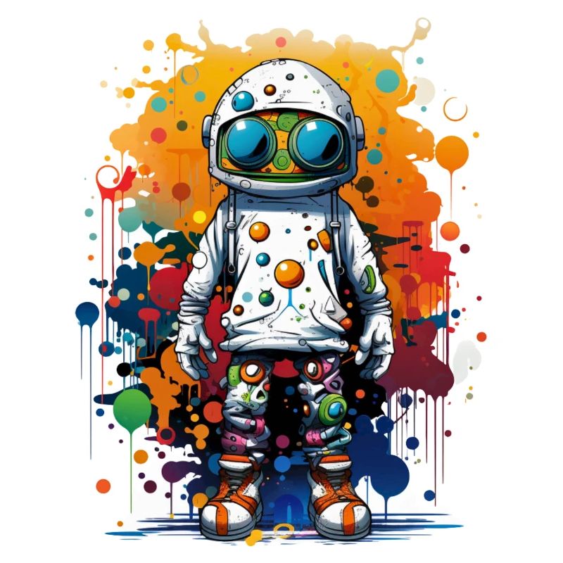 Galactic Artistry: Blast Off with Trendsetting.