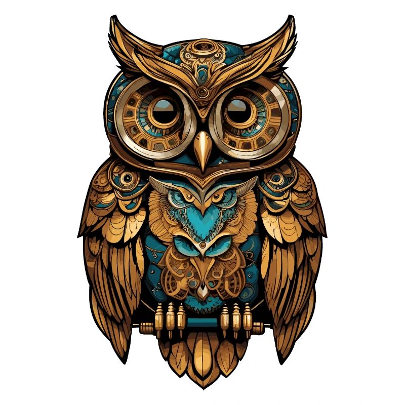 Steampunk Eule