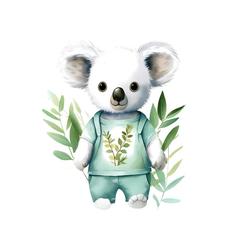 Eukalyptus-Träumer: Koala-T-Shirt