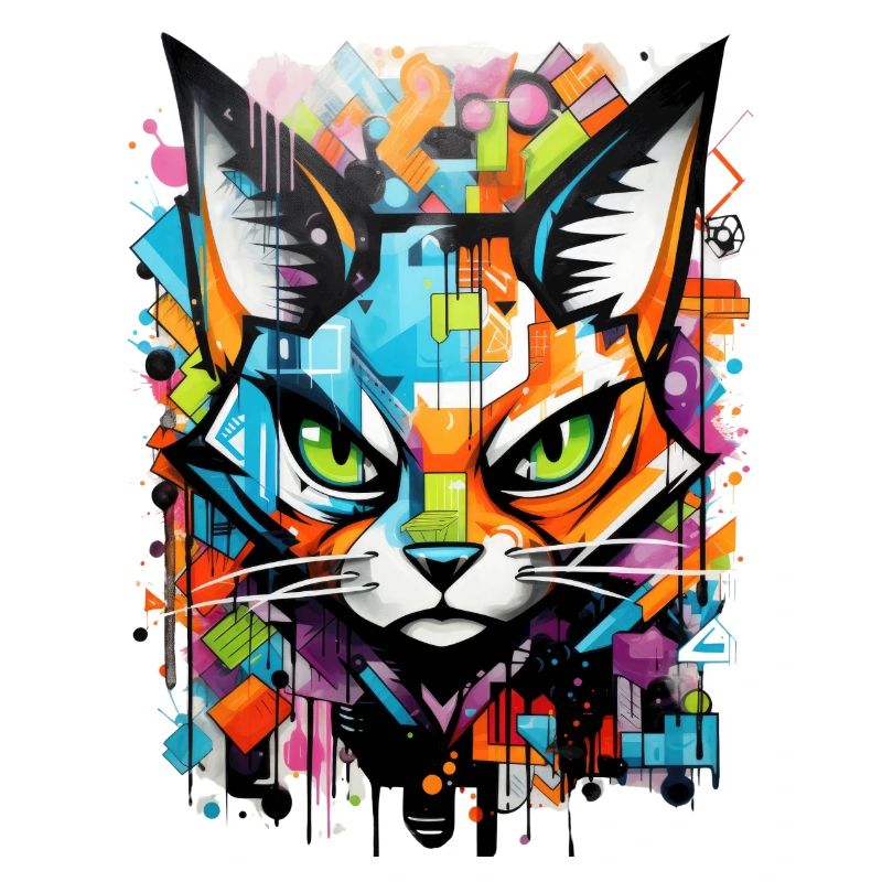 Graffiti de chat