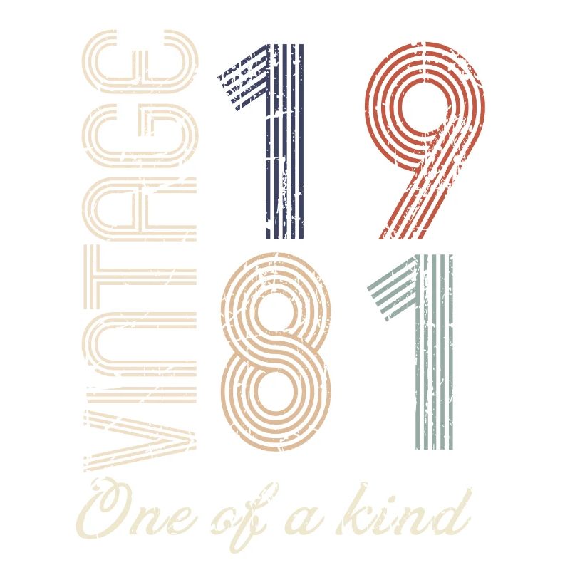 43rd Birthday 1981 - Vintage Retro Gift Idea