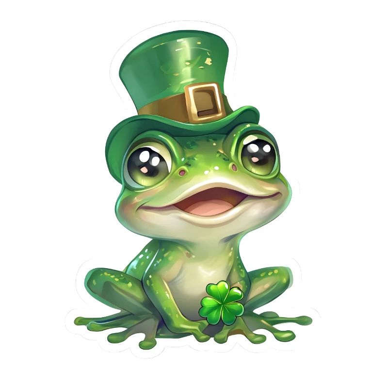 Cadeau de grenouille de la Saint-Patrick
