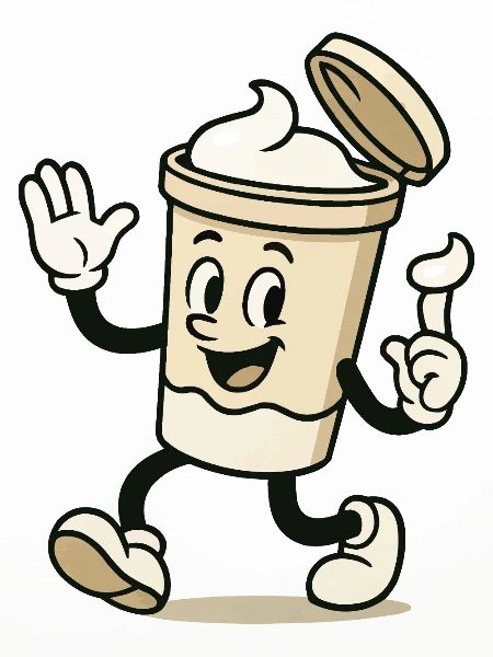 eiscreme becher comic
