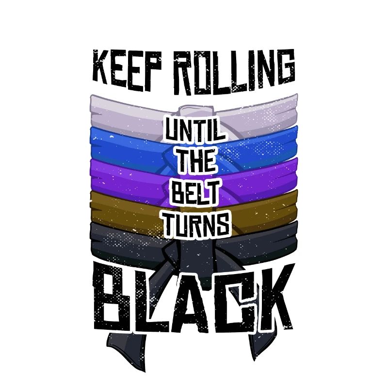 Le Jiu-Jitsu brésilien Keep Rolling Belt devient noir