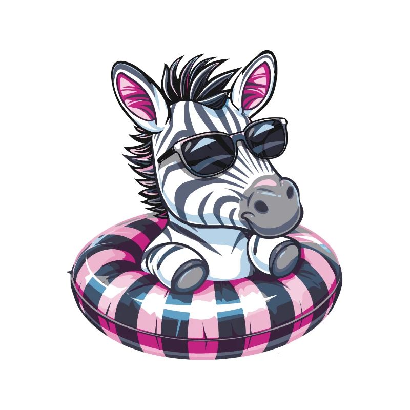 Zebra Sommer Comic