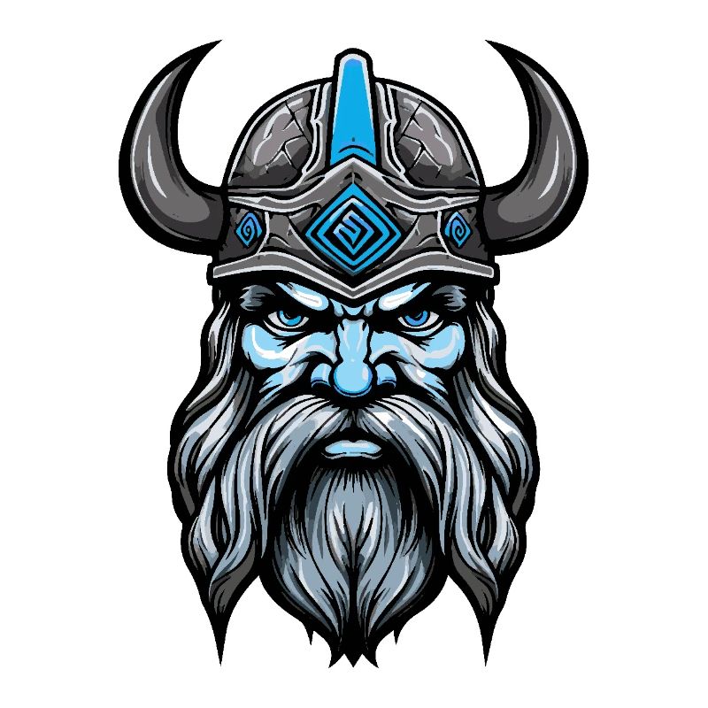 Wikinger Kopf Valhalla Odin