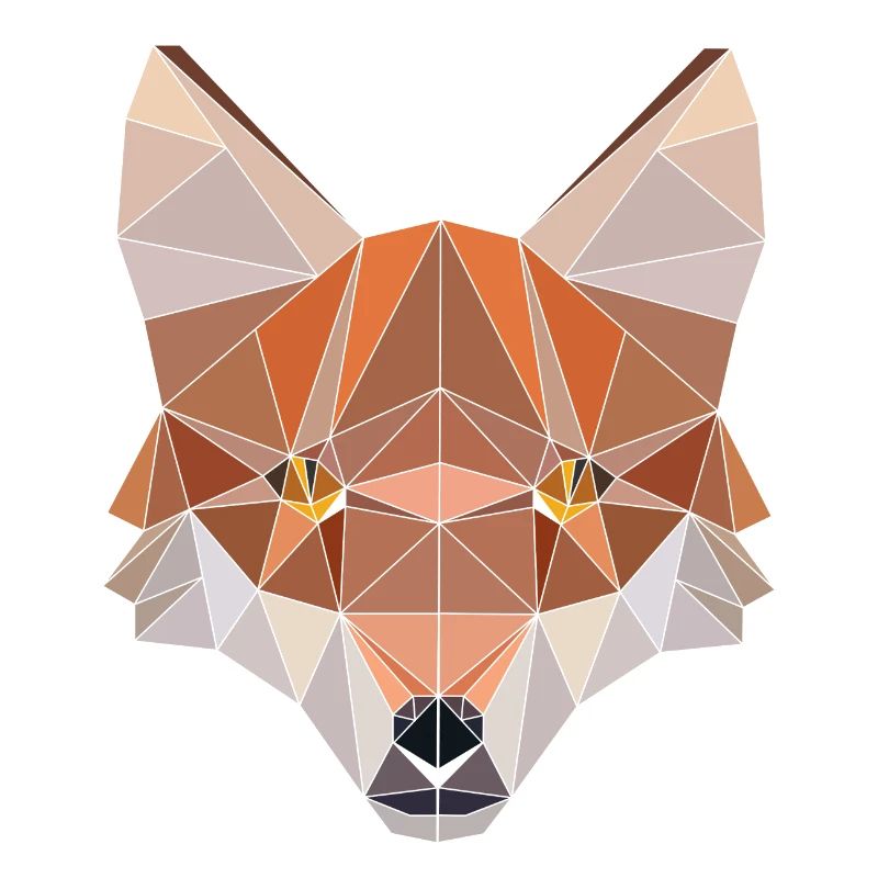 Tshirt polygonal Design Symmetrical Triangular