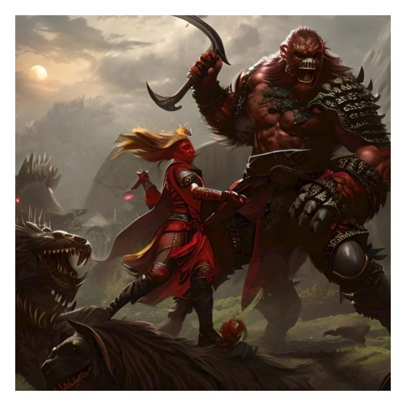 Orc vs. Frau