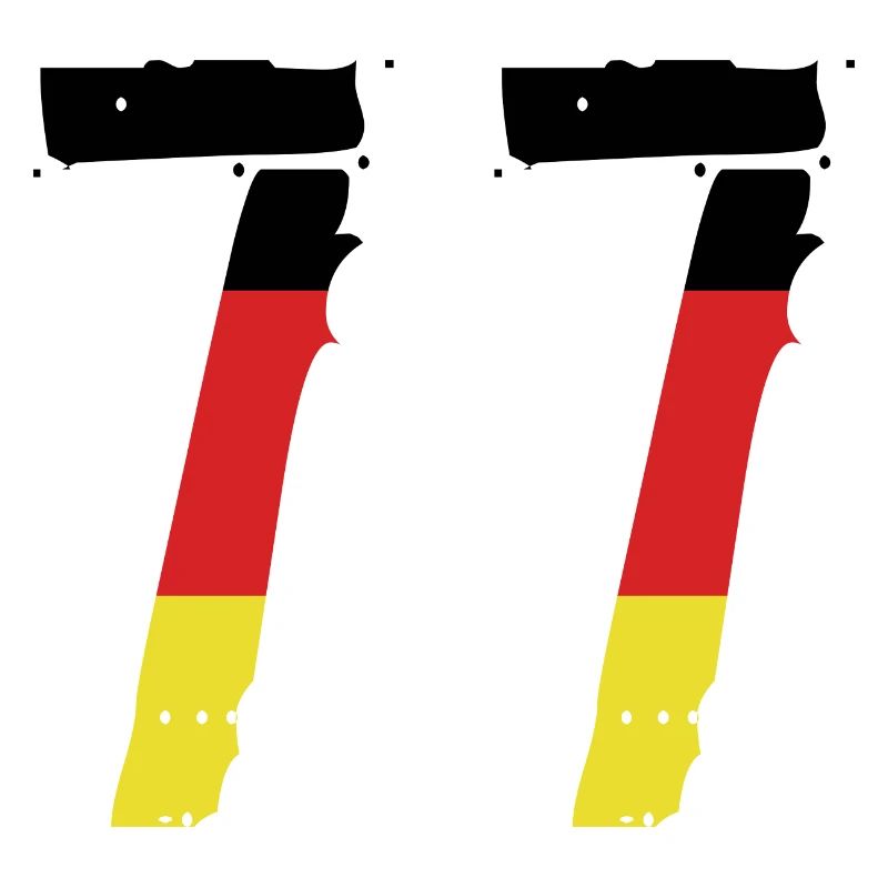 77 Number Germany Jersey
