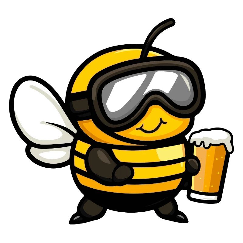 Biene Ski Bier