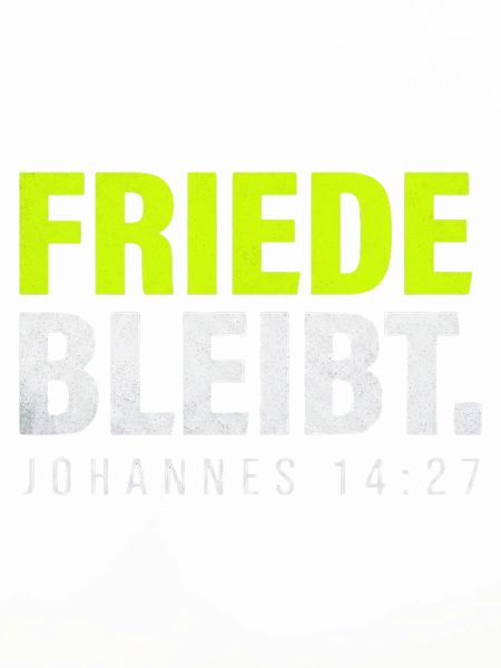 Friede bleibt – Johannes 14,27