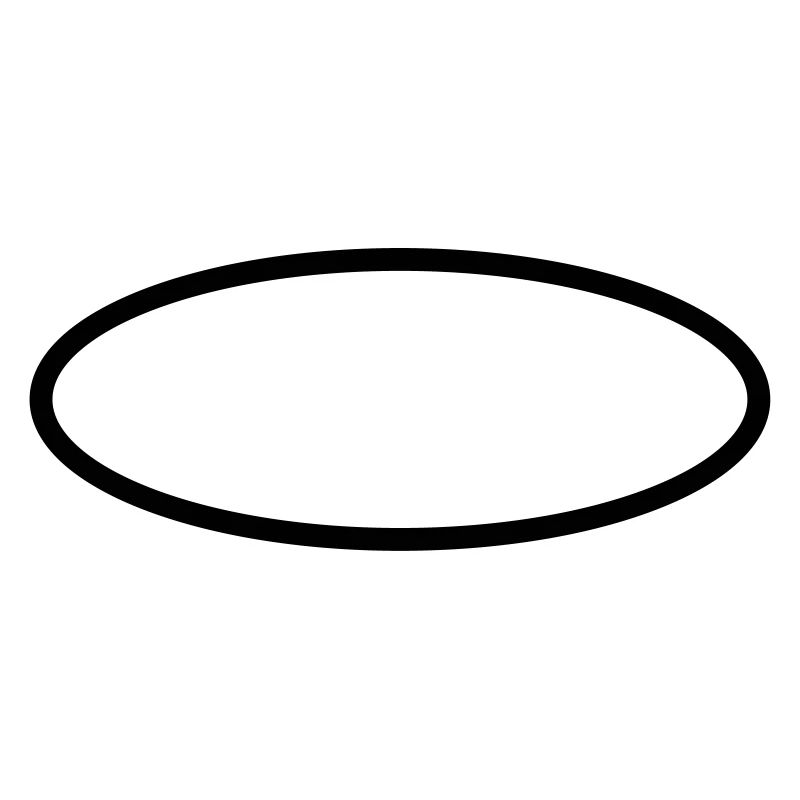 Oval Kreis Symbole