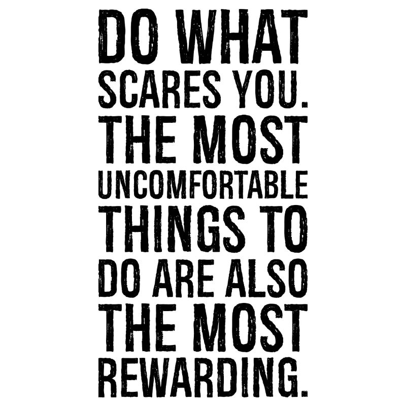 Tu das, was dir am unangenehmsten ist