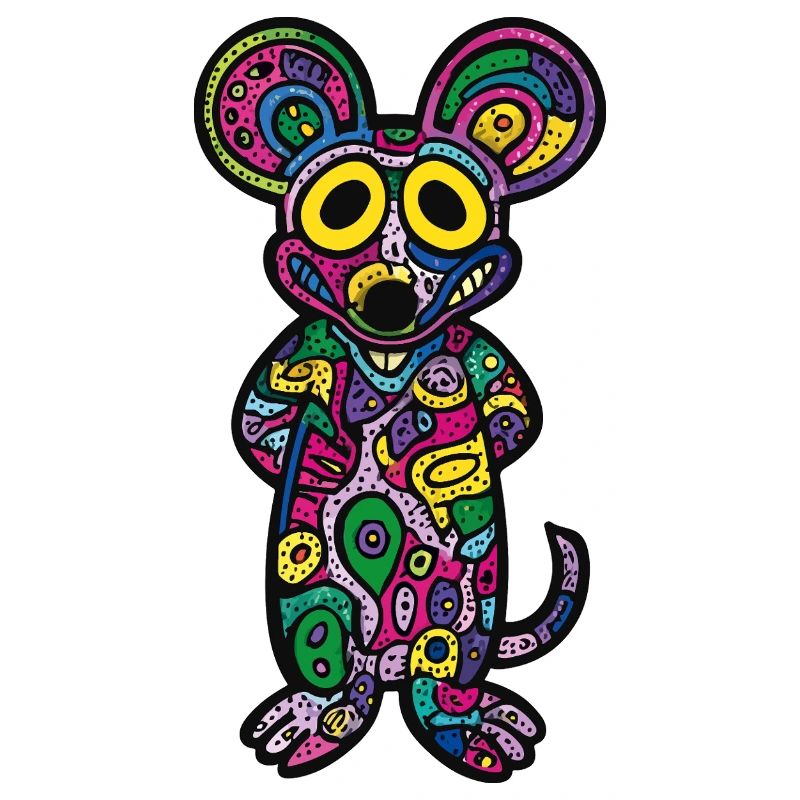 Maus Bunt Kunst