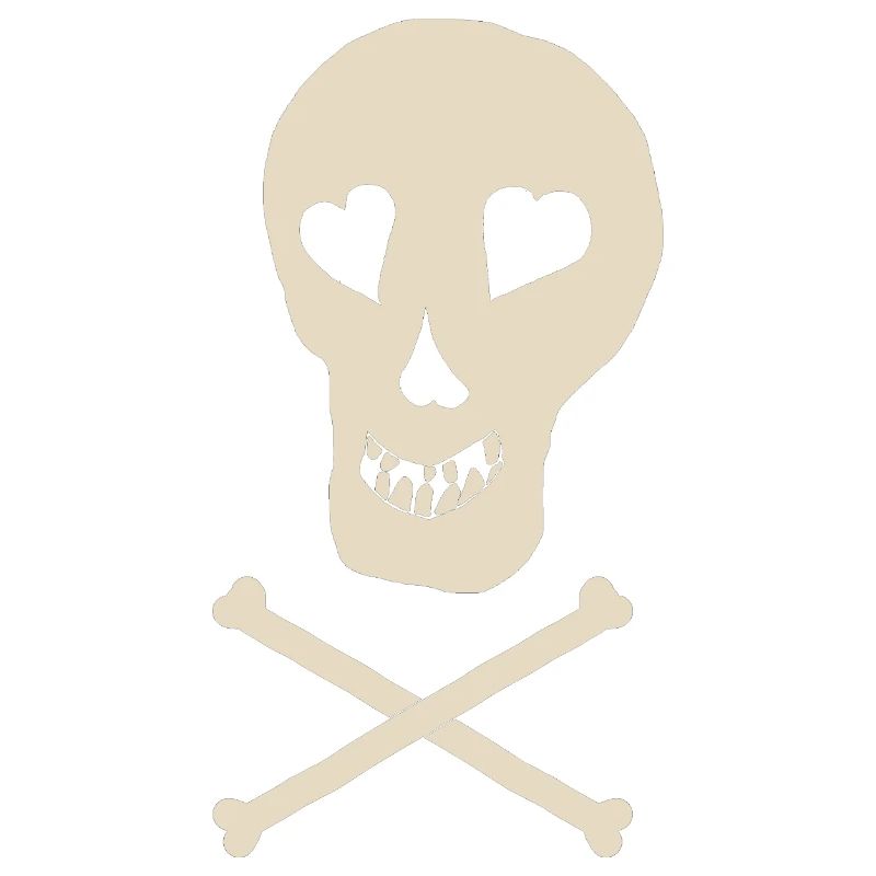 Skull mit Knochen