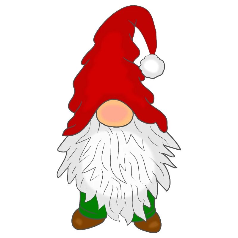 Gnome with a beard
