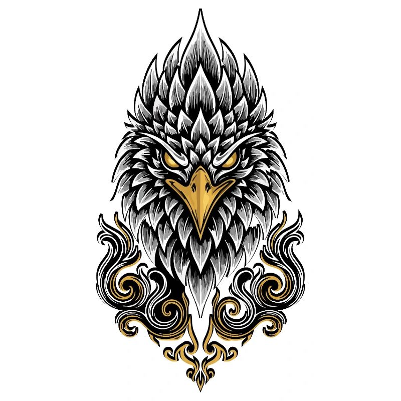 Imperial Eagle Mascot Elite Force Logo