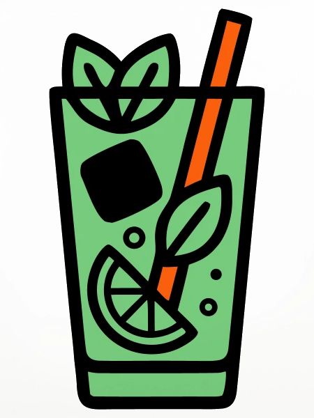 Mojito Cocktail Icon