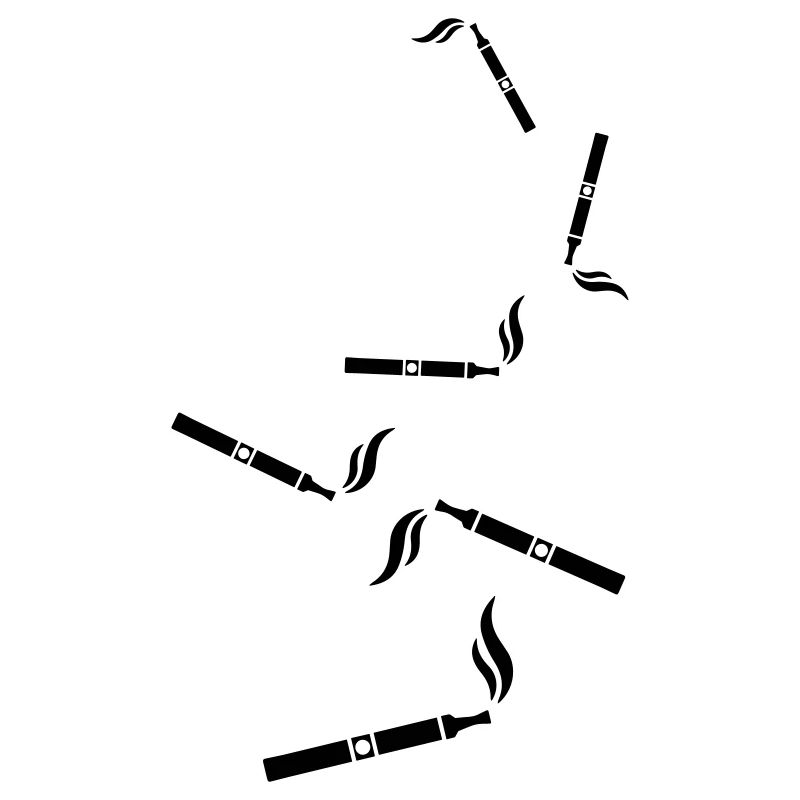 E-Zigarette Silhouette