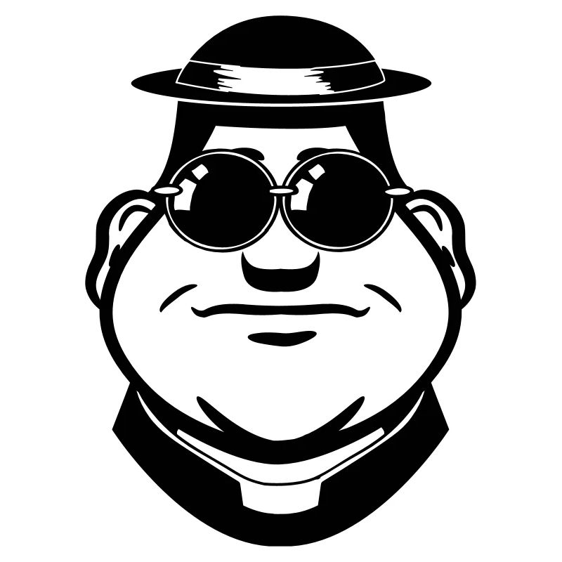 Lunettes de soleil visage pasteur