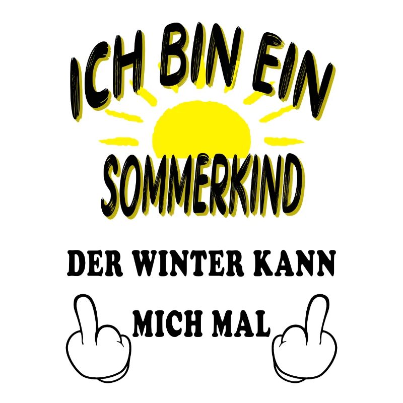 Ich bin ein Sommer Kind Sonne Geschenk