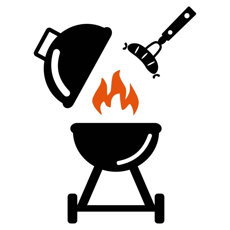 Grill mit Wurst
