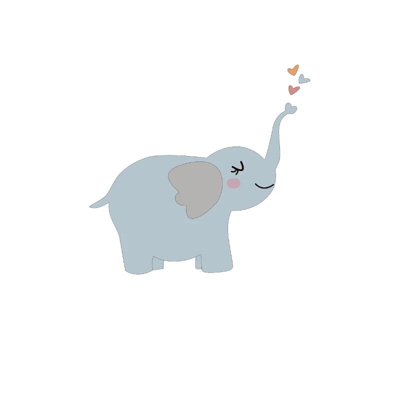 Cute elephant