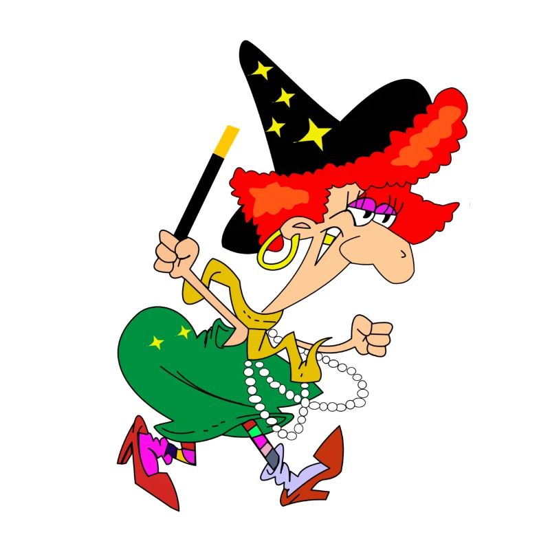 witch conjure magic magic colorful gift crazy