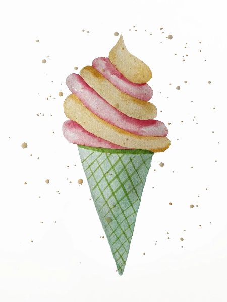 Softeis mit Sprinkles