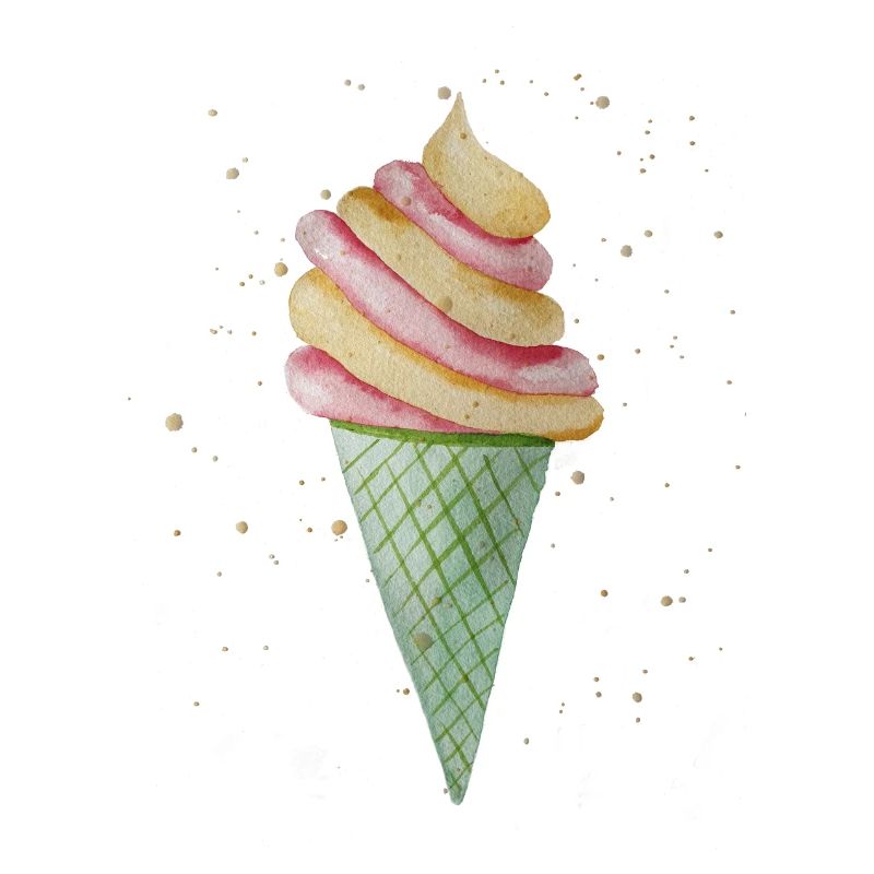 Softeis mit Sprinkles