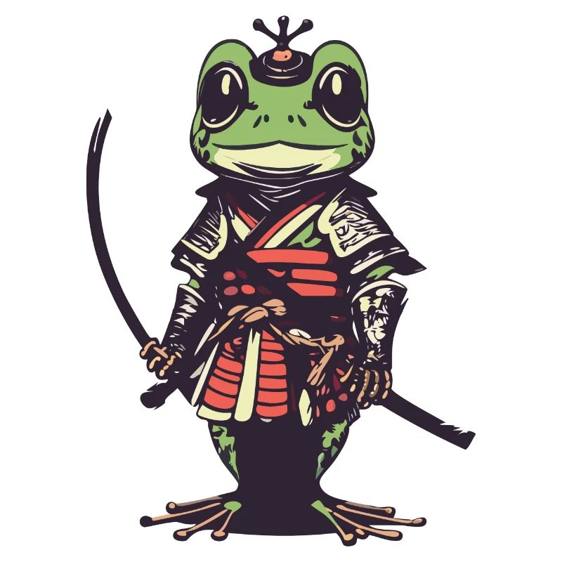 Grenouille samouraï
