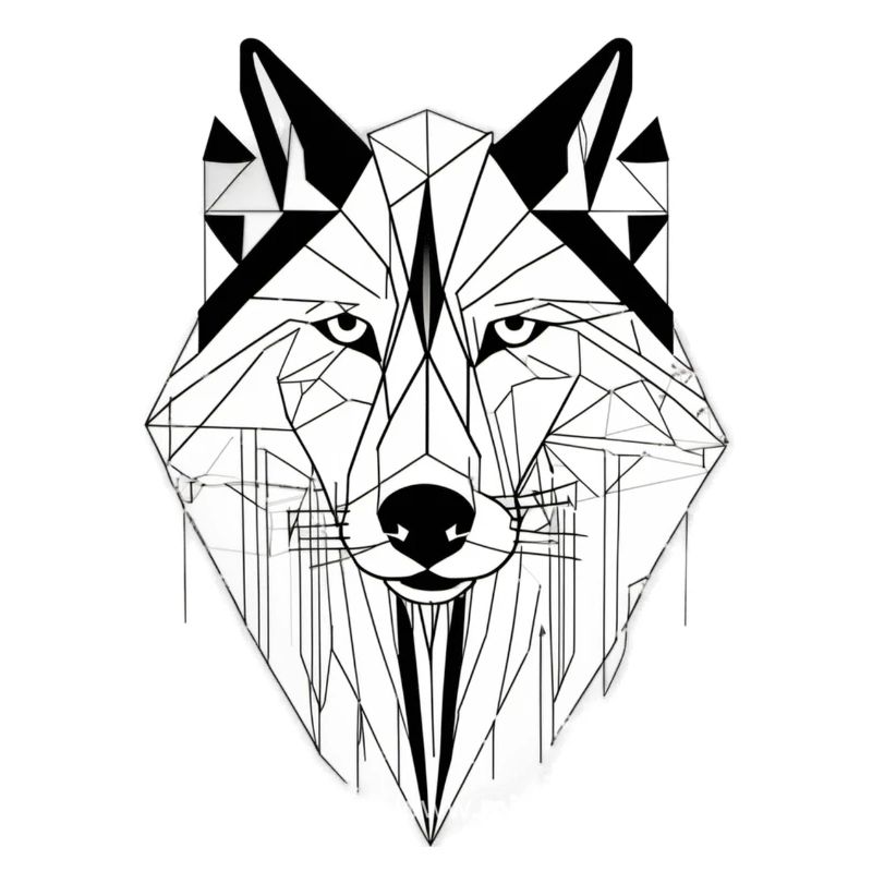 Moderner Wolf