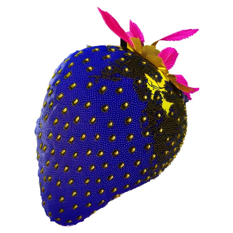 Fraise, technique, high-tech, illustration