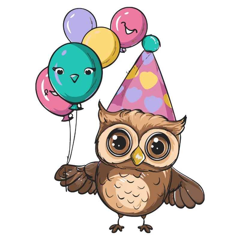 Eule Geburtstag Comic