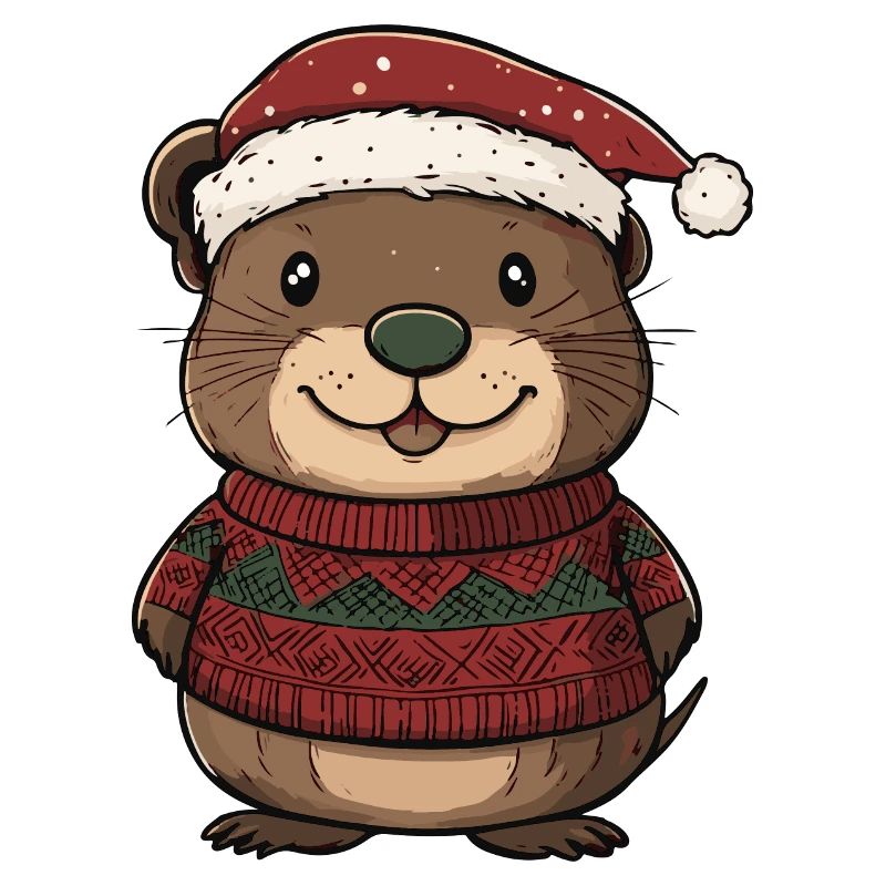 Beaver Christmas Comic