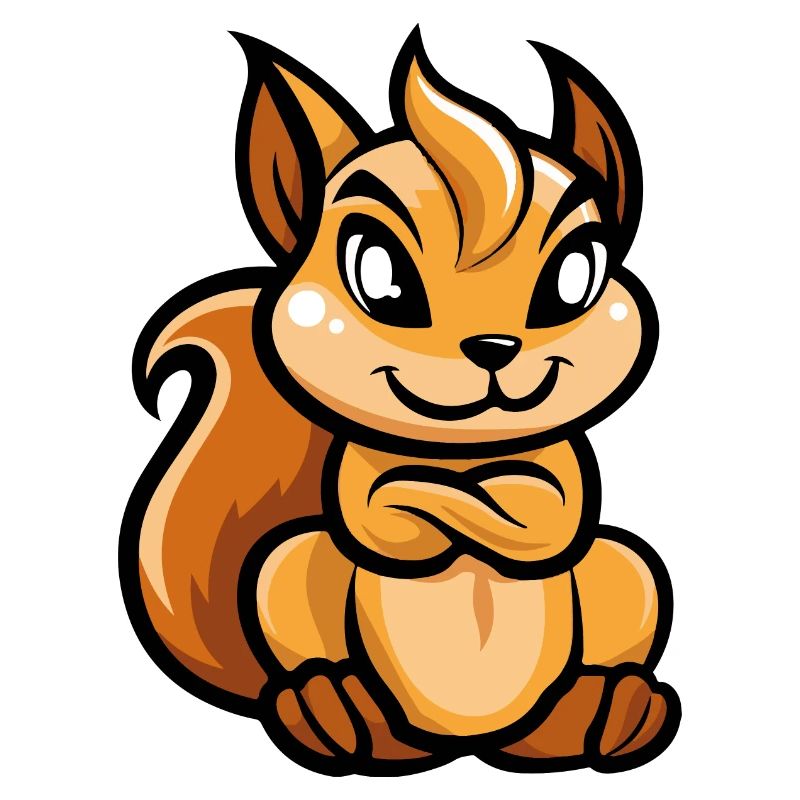 Eichhörnchen Comic