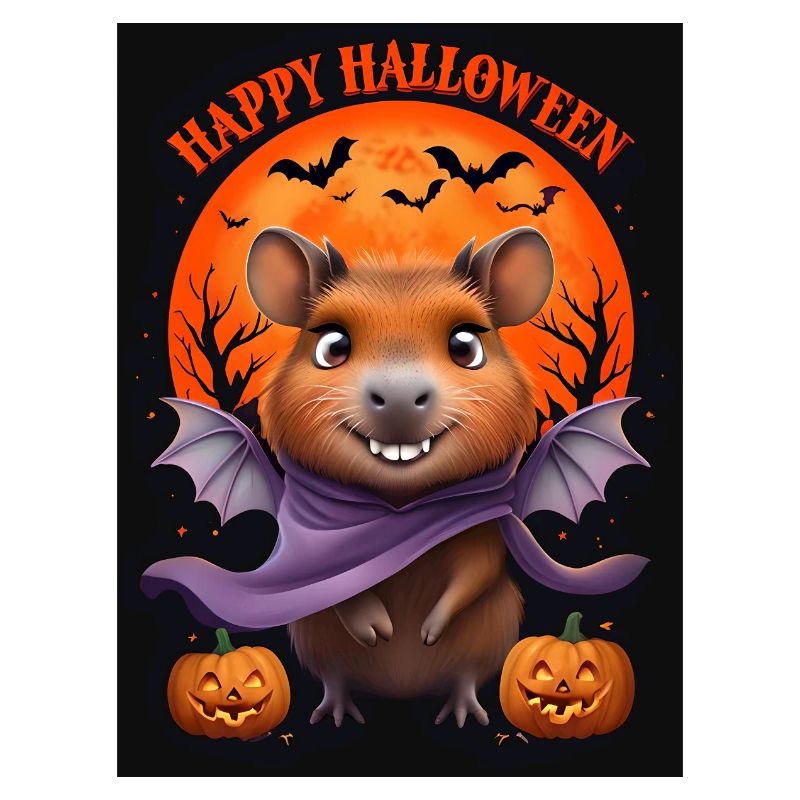 Halloween Capybara Geist Geschenkidee