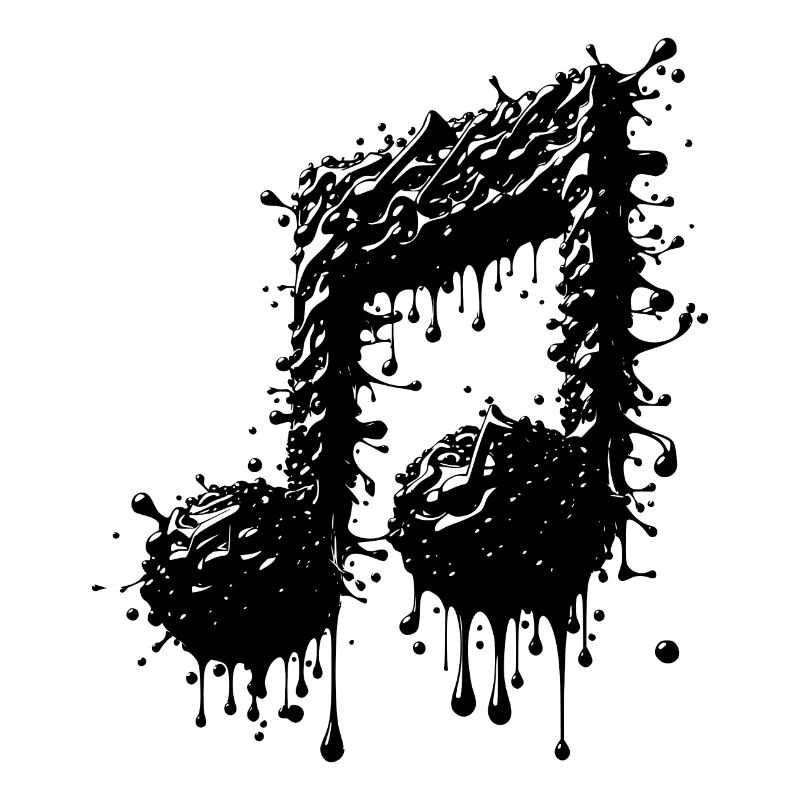 Liquid Music Eighth Notes Scale