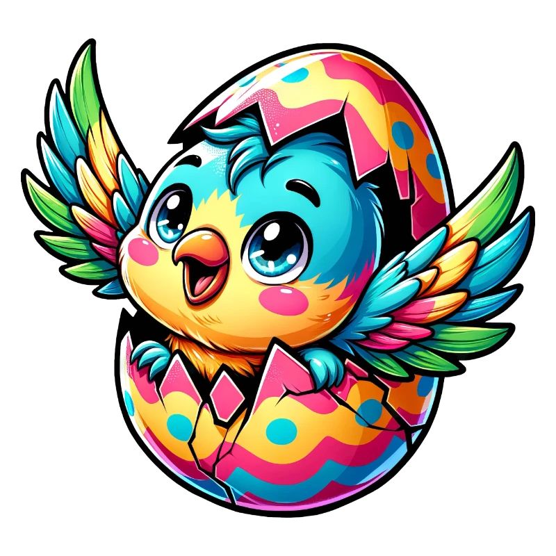 Easter Parrot Hatches from Egg