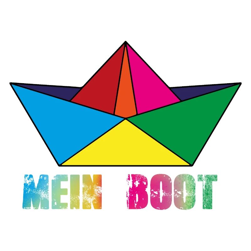 mein boot,boot,papierschiff,bunt,schiff