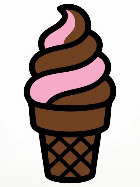 Softeis Eiswaffel Logo